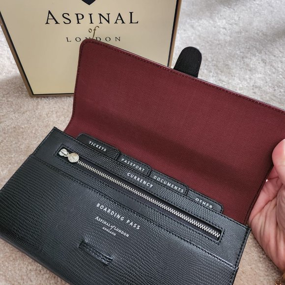 Aspinal of London Travel Wallet - Picture 2 of 2